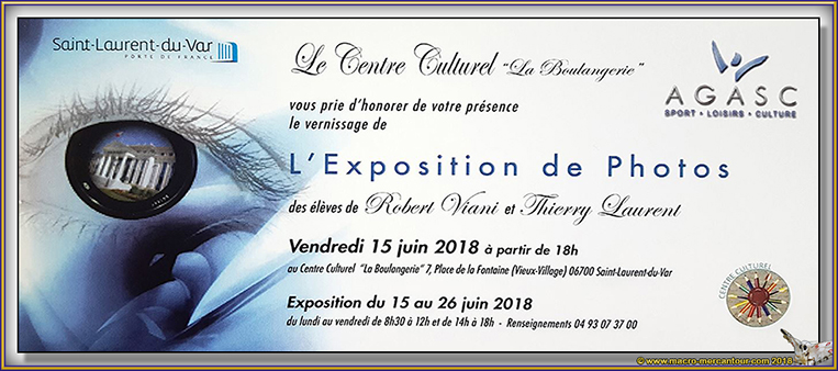 Exposition du club photo de Saint Laurent du Var